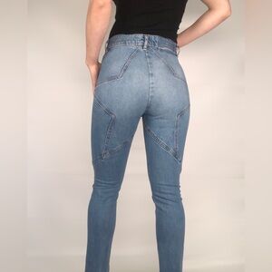 Revice Denim Venus Crops Lightyear Wash Hi-Rise‎ Star Butt